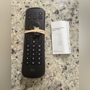 Rii Mini Wireless Keyboard Mouse Combo Black Version 2.0 Part No 06630207102